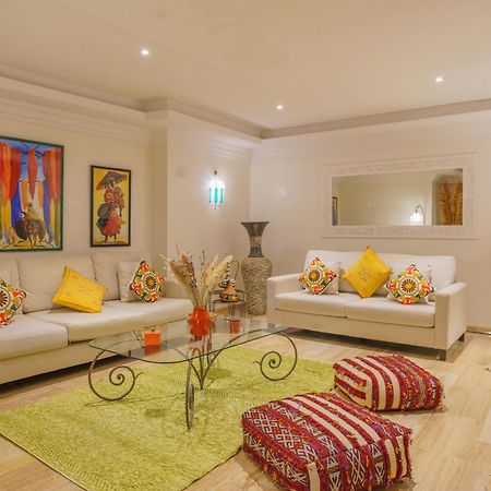 Ferienwohnung Luxueux 138 M2 Avec Piscine Marrakesch Exterior foto