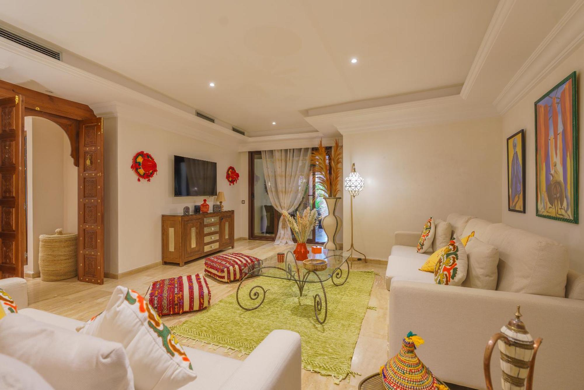 Ferienwohnung Luxueux 138 M2 Avec Piscine Marrakesch Exterior foto