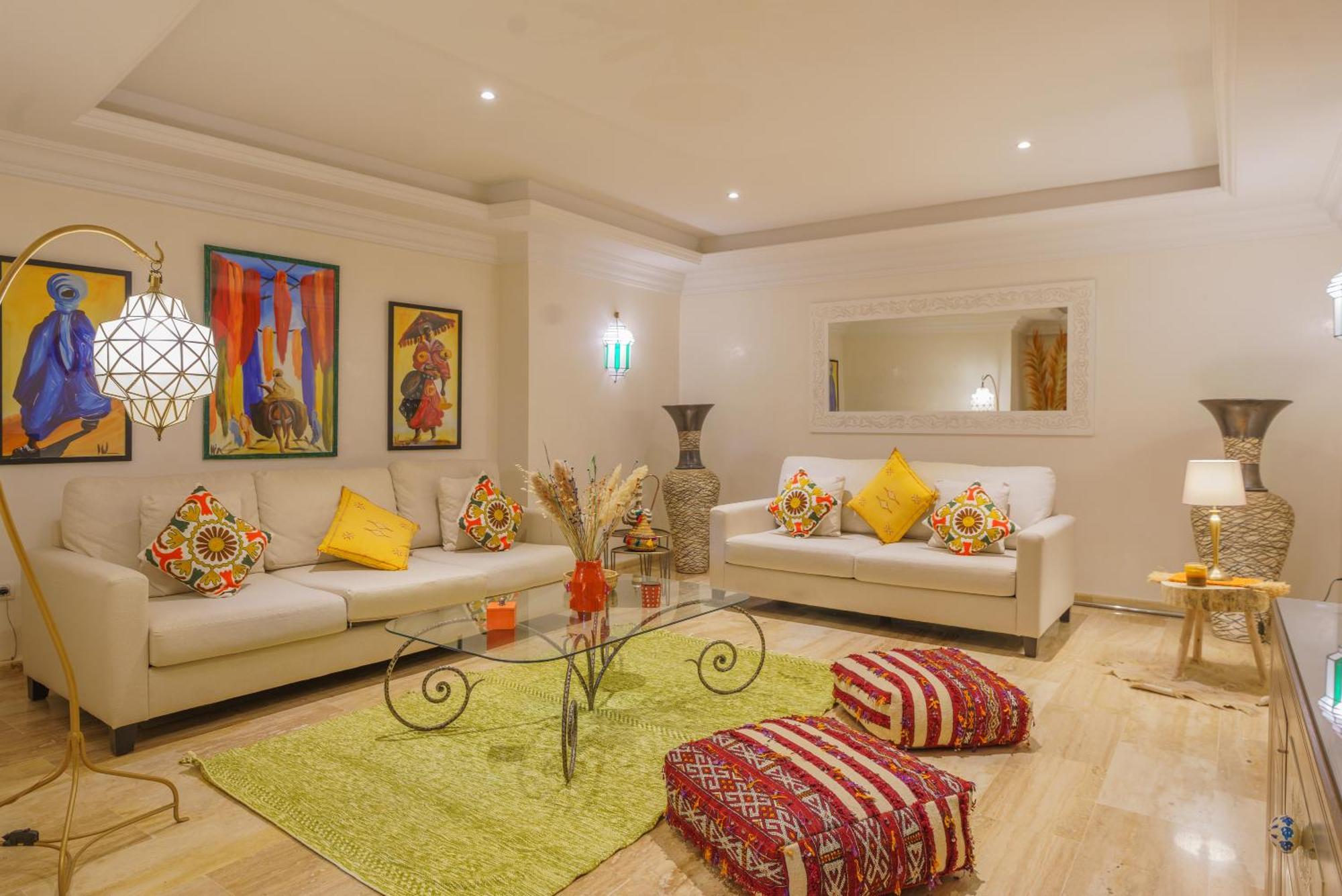 Ferienwohnung Luxueux 138 M2 Avec Piscine Marrakesch Exterior foto