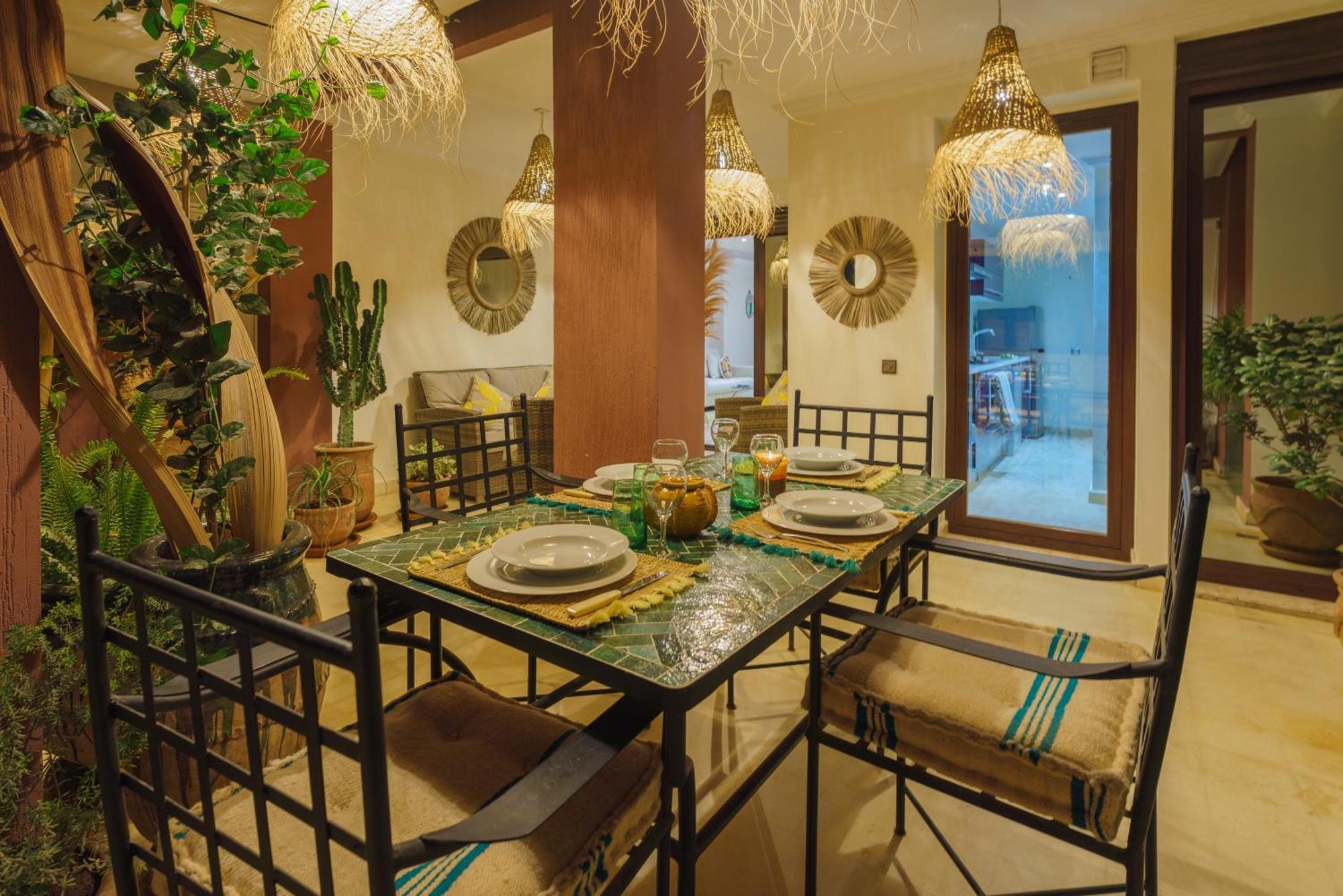 Ferienwohnung Luxueux 138 M2 Avec Piscine Marrakesch Exterior foto